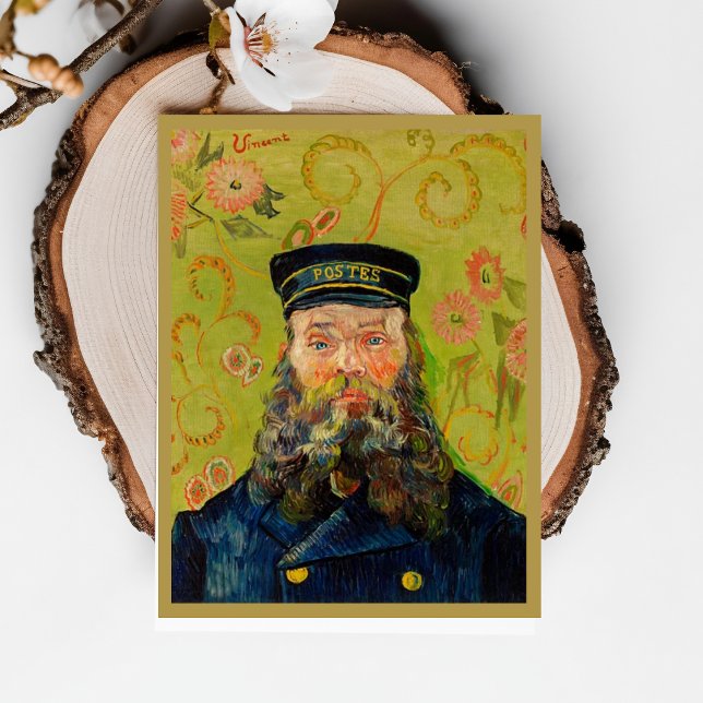 Vincent van Gogh's Pos (Joseph Roulin) Postkarte (Vincent van Gogh's The Postman (Joseph Roulin) Postcard)