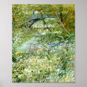 Vincent Van Gogh's River Bank im Frühjahr 1887 Poster