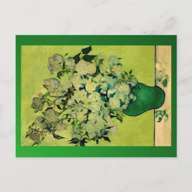 Vincent Van Gogh's Rose Postkarte (Vorderseite)