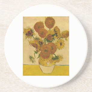 Vincent van Gogh's Sonnenblumen, 1878 Sandstein Untersetzer