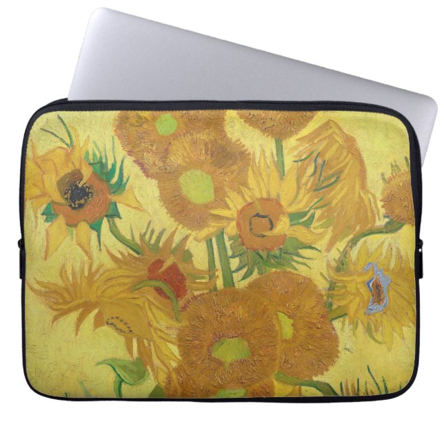 Vincent van Gogh's Sonnenblumen (1888) Laptopschutzhülle (Vorderseite)