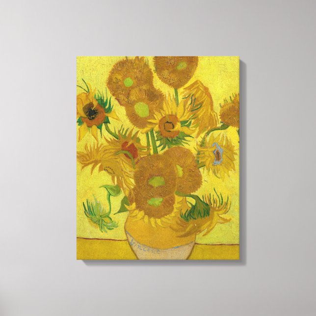 Vincent Van Gogh's Sonnenblumen Canvas Print Leinwanddruck (Vorderseite)