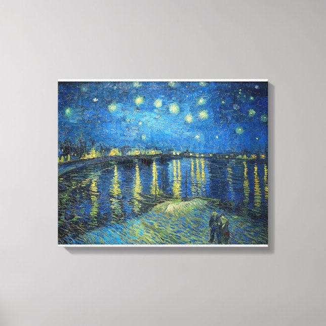 Vincent van Gogh's Starry Night Leinwanddruck (Vorderseite)