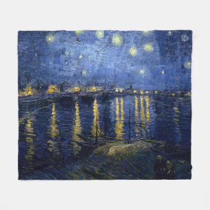 Vincent van Gogh's Starry Night Over the Rhone Fleecedecke