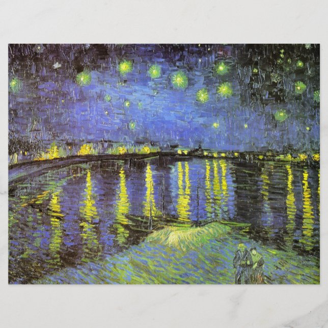 Vincent van Gogh's Starry Night Over the Rhone Flyer (Vorne)
