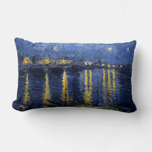 Vincent van Gogh's Starry Night Over the Rhone Lendenkissen