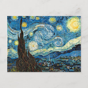 Vincent Van Gogh's Starry Night Postkarte