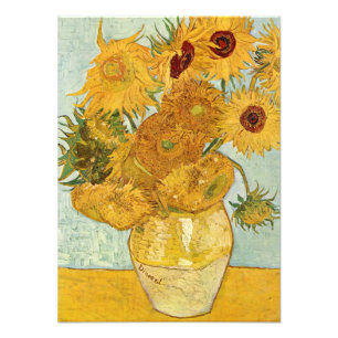 Vincent van Gogh's Stilleben mit 12 Sonnenblumen Fotodruck