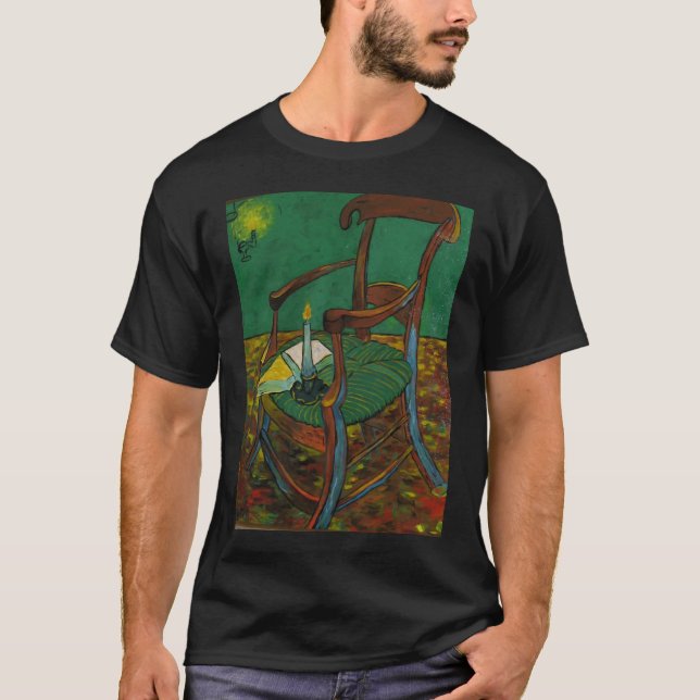 VINCENT VAN GOGHS STUHL GAUGUINS T-Shirt (Vorderseite)