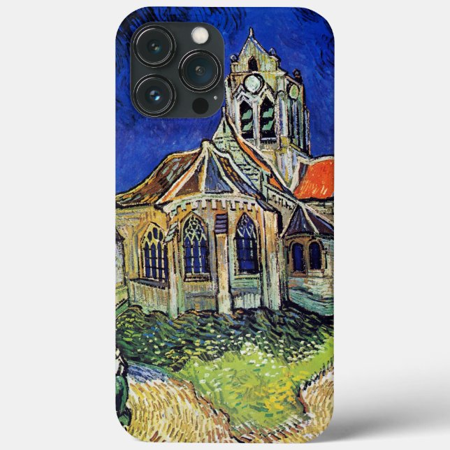 Vincent van Gogh's The Church in Auvers Case-Mate iPhone Hülle (Rückseite)