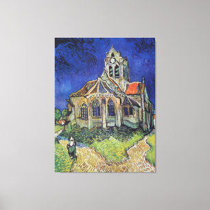 Vincent van Gogh's The Church in Auvers Leinwanddruck