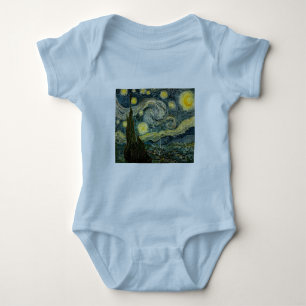 Vincent van Gogh's The Starry Night (1889) Baby Strampler