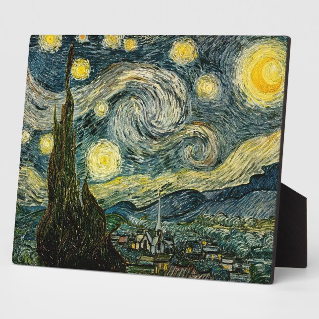 Vincent van Gogh's The Starry Night (1889) Fotoplatte (Seite)