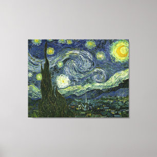 Vincent van Gogh's The Starry Night (1889) Leinwanddruck