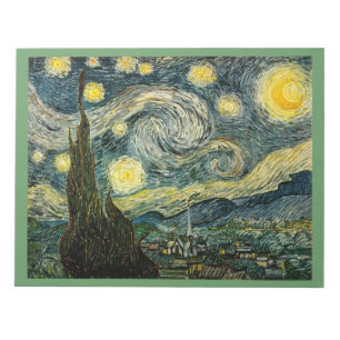 Vincent van Gogh's The Starry Night (1889) Notizblock