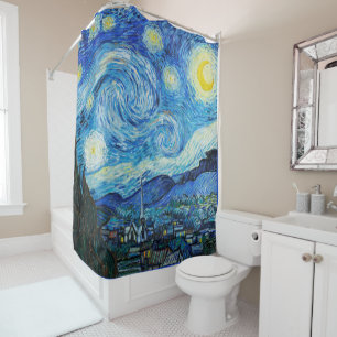 Vincent Van Gogh's The Starry Night Duschvorhang
