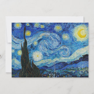Vincent Van Gogh's The Starry Night Feiertagskarte