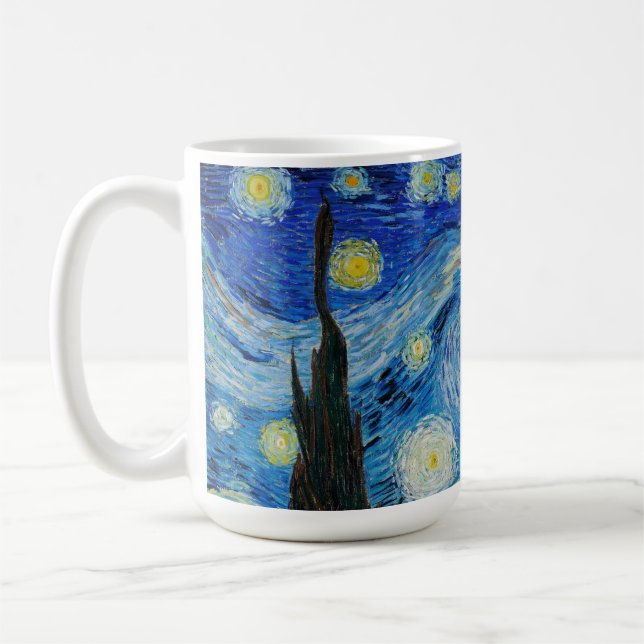 Vincent Van Gogh's The Starry Night Kaffeetasse (Links)