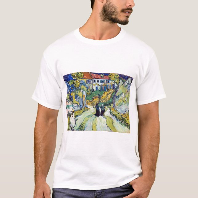 Vincent van Gogh's Treppe bei Auvers (1890) T-Shirt (Vorderseite)
