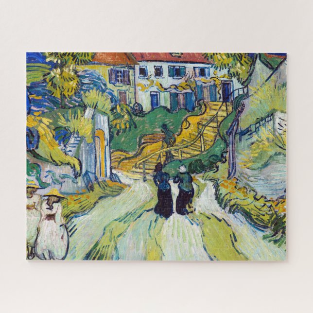 Vincent van Gogh's Treppe bei Auvers Puzzle (Horizontal)