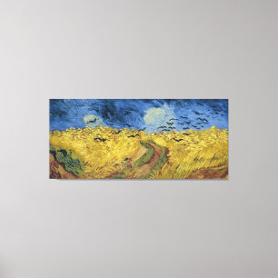 Vincent van Gogh's Weizenfeld mit Krähen (1890) Leinwanddruck