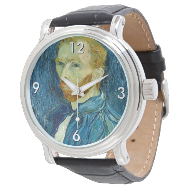 Vincent van Gough Self Portrait Watch Armbanduhr (Schrägansicht)