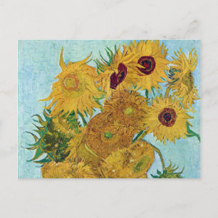 Vincent Willem van Gogh , "Sonnenblumen" Postkarte