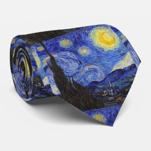Vincent Willem van Gogh , "Starry Night" ネ "タ イ Krawatte
