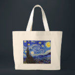 Vincent Willem van Gogh , “ Starry Night ” Jumbo Stoffbeutel<br><div class="desc">私はGoghが好きな人のためにこの製品を作りました。</div>