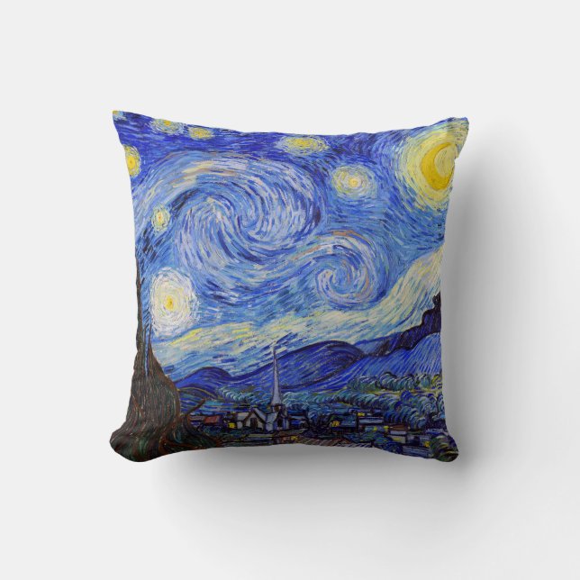 Vincent Willem van Gogh , “ Starry Night ” Kissen (Vorderseite)