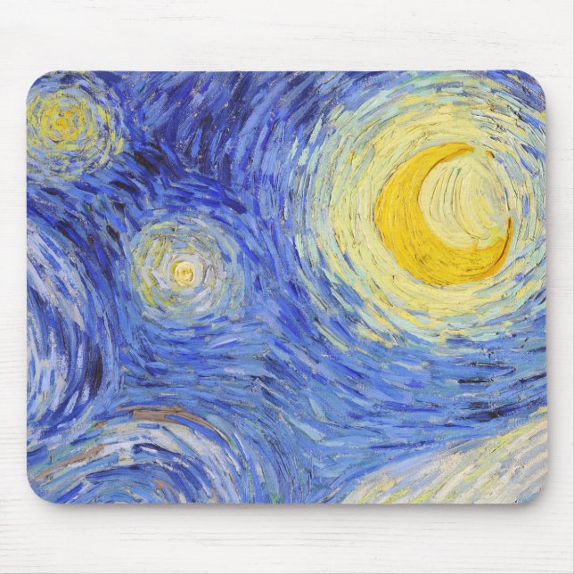 Vincent Willem van Gogh , "Starry Night" Mousepad (Vorne)