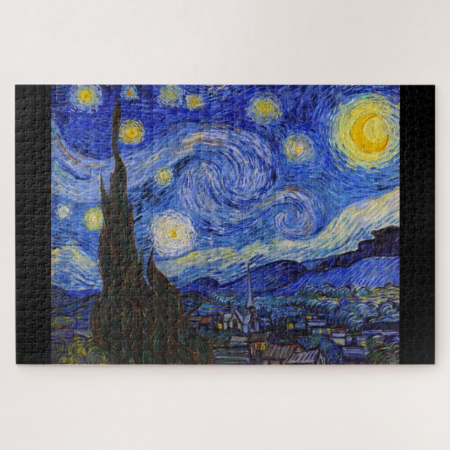 Vincent Willem van Gogh , "Starry Night" Puzzle (Horizontal)