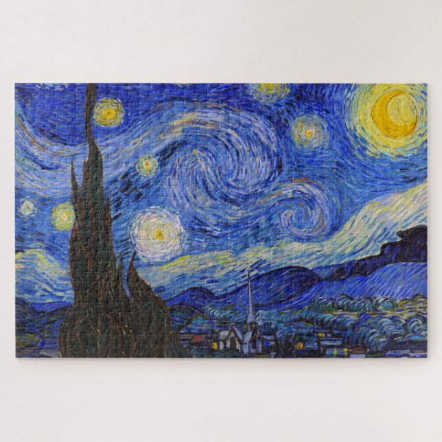 Vincent Willem van Gogh , "Starry Night" Puzzle (Horizontal)