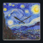 Vincent Willem van Gogh , "Starry Night" Quadratische Wanduhr<br><div class="desc">私はGoghが 好 な 人 きのためにdirekt nach der Abfolge von ,  die direkt nach der Abholung des Abbruchs abnimmt (Design: KOBAYASHI,  Michinobu)</div>