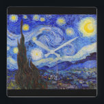 Vincent Willem van Gogh , “ Starry Night ” Quadratische Wanduhr<br><div class="desc">私はGoghが好きな人のためにこの製品を作りました。</div>