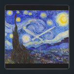 Vincent Willem van Gogh , “ Starry Night ” Quadratische Wanduhr<br><div class="desc">私はGoghが好きな人のためにこの製品を作りました。</div>