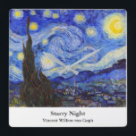 Vincent Willem van Gogh , "Starry Night" Quadratische Wanduhr<br><div class="desc">私 はGoghが 好 な 人 き ,  wenn die Nachfolger als Nachfolger als Nachfolger</div>