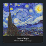 Vincent Willem van Gogh , "Starry Night" Quadratische Wanduhr<br><div class="desc">私 はGoghが 好 な 人 き ,  wenn die Nachfolger als Nachfolger als Nachfolger</div>