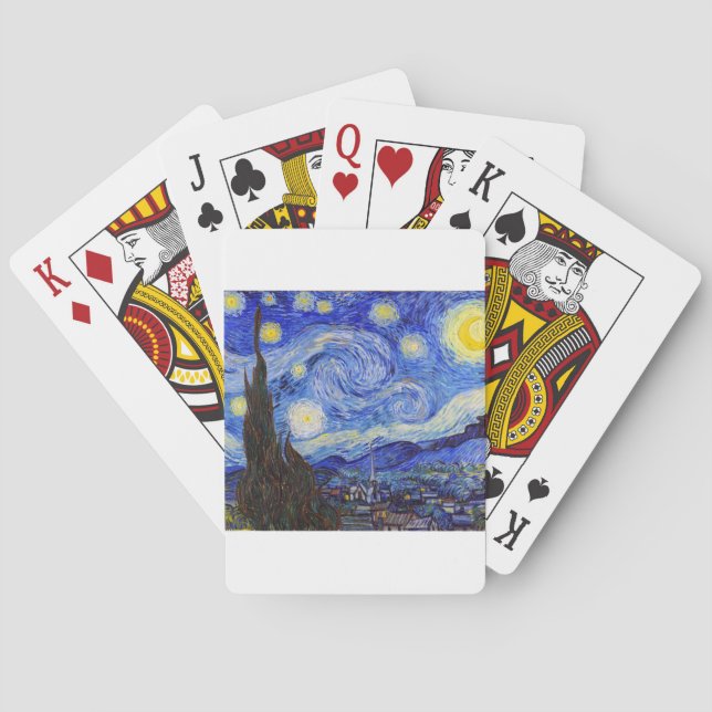 Vincent Willem van Gogh , “ Starry Night ” Spielkarten (Rückseite)