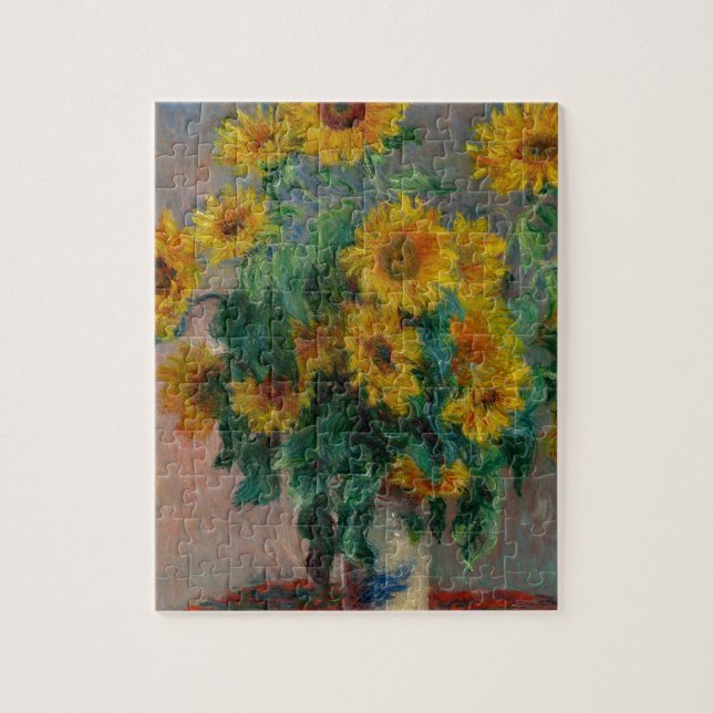 Vincent Willem van Gogh ,Sunflower Puzzle (Vertikal)