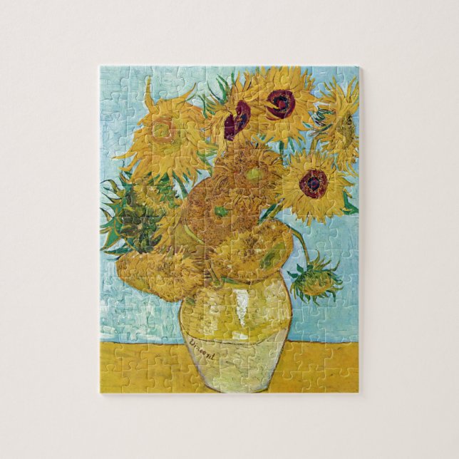 Vincent Willem van Gogh , “ Sunflowers ” Puzzle (Vertikal)