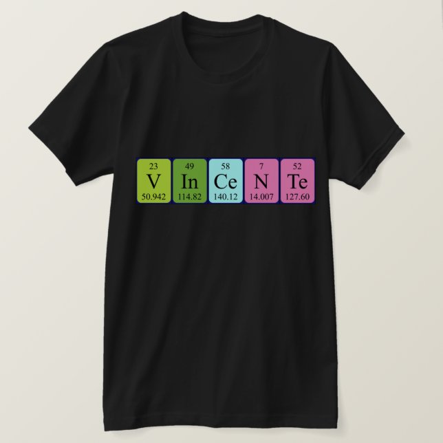 Vincente Periodenname Shirt (Design vorne)