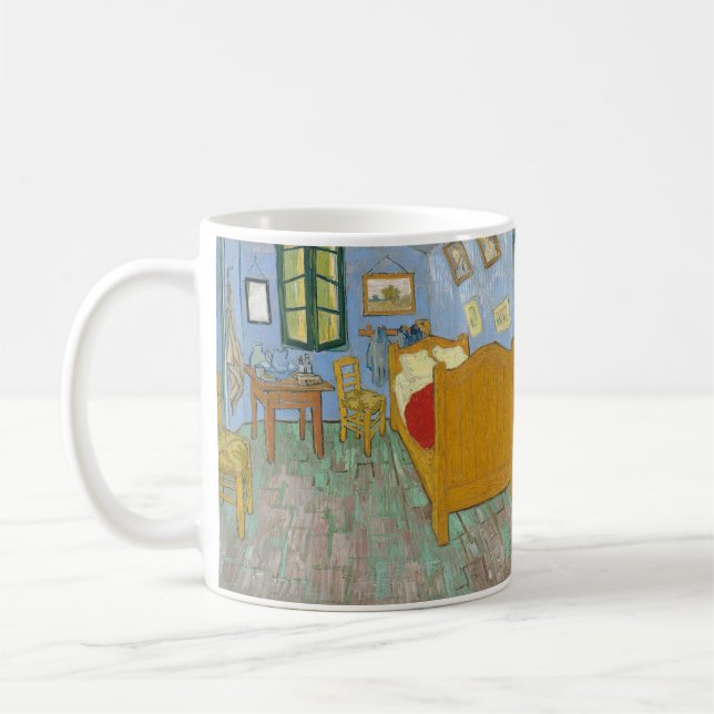 Vincent's Bedroom in Arles von Vincent van Gogh Kaffeetasse (Links)
