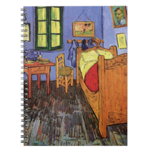 Vincent's Bedroom in Arles von Vincent van Gogh Notizblock