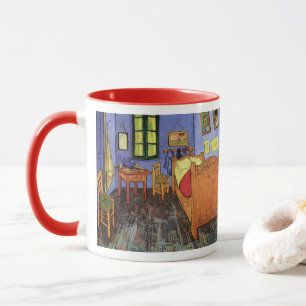 Vincent's Bedroom in Arles von Vincent van Gogh Tasse