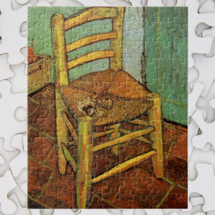 Vincent's Chair mit Seiner Pipe von Vincent van Go Puzzle