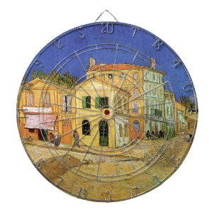 Vincent's Haus in Arles von Vincent van Gogh Dartscheibe