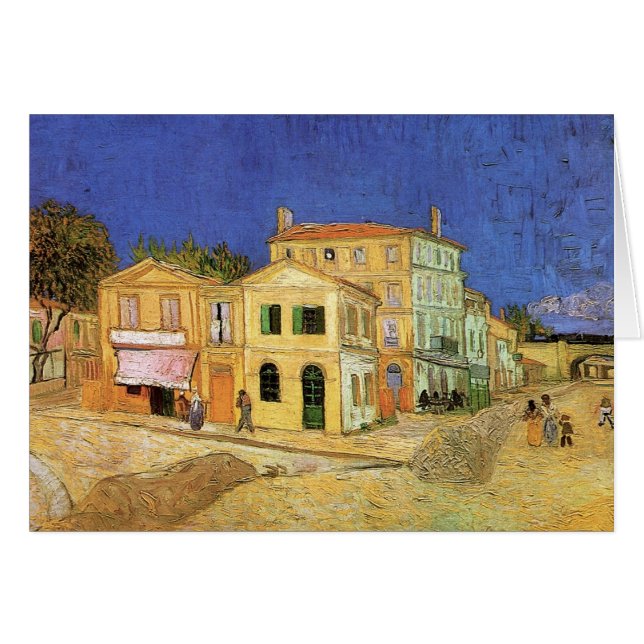 Vincent's House in Arles von Vincent van Gogh (Vorderseite (Horizontal))