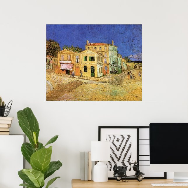 Vincent's House in Arles von Vincent van Gogh Poster (Heimbüro)