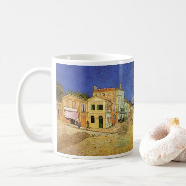 Vincent's House in Arles von Vincent van Gogh Tasse (Mit Donut)